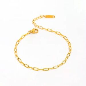 18K Gold Plated Chain Bracelet